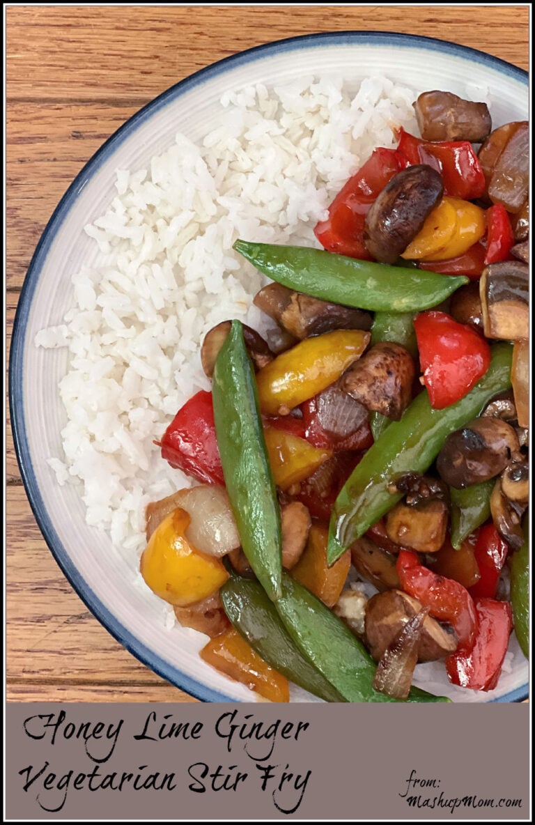 Honey Lime Ginger Vegetarian Stir Fry