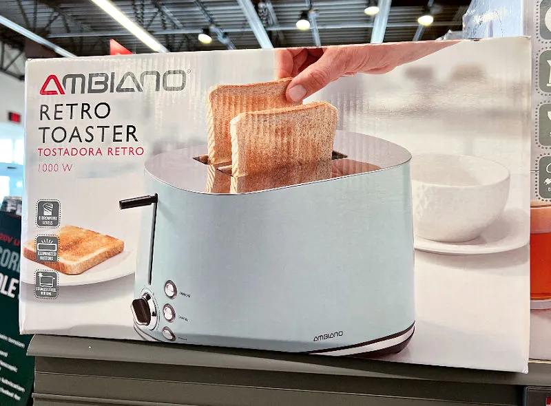 retro toaster at aldi