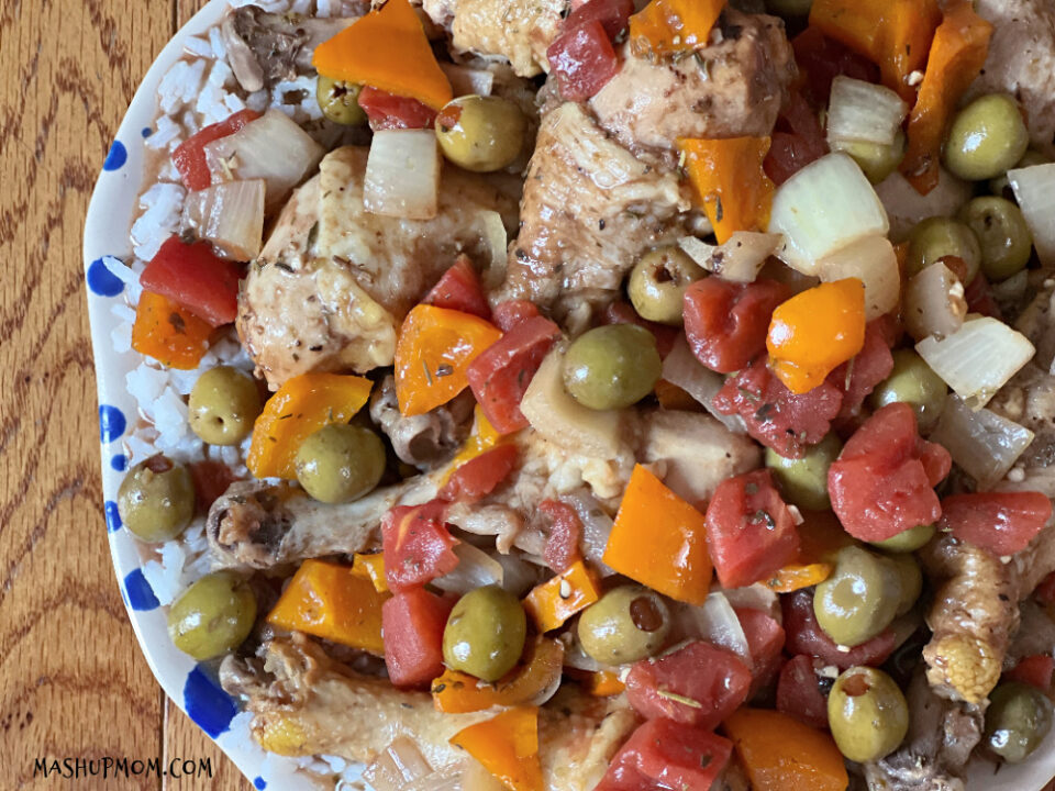 Slow Cooker Mediterranean Chicken Drumsticks