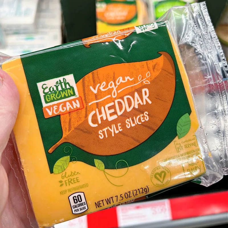 vegan cheddar slices