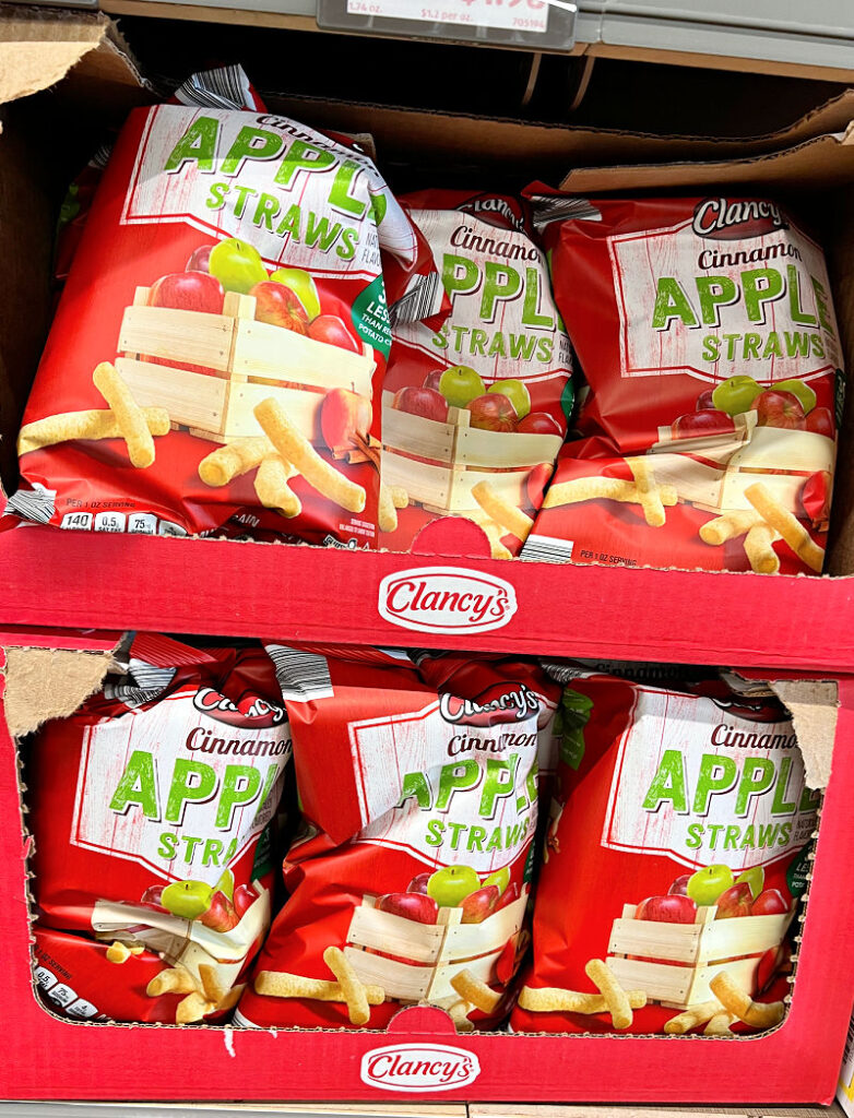 apple straws at aldi