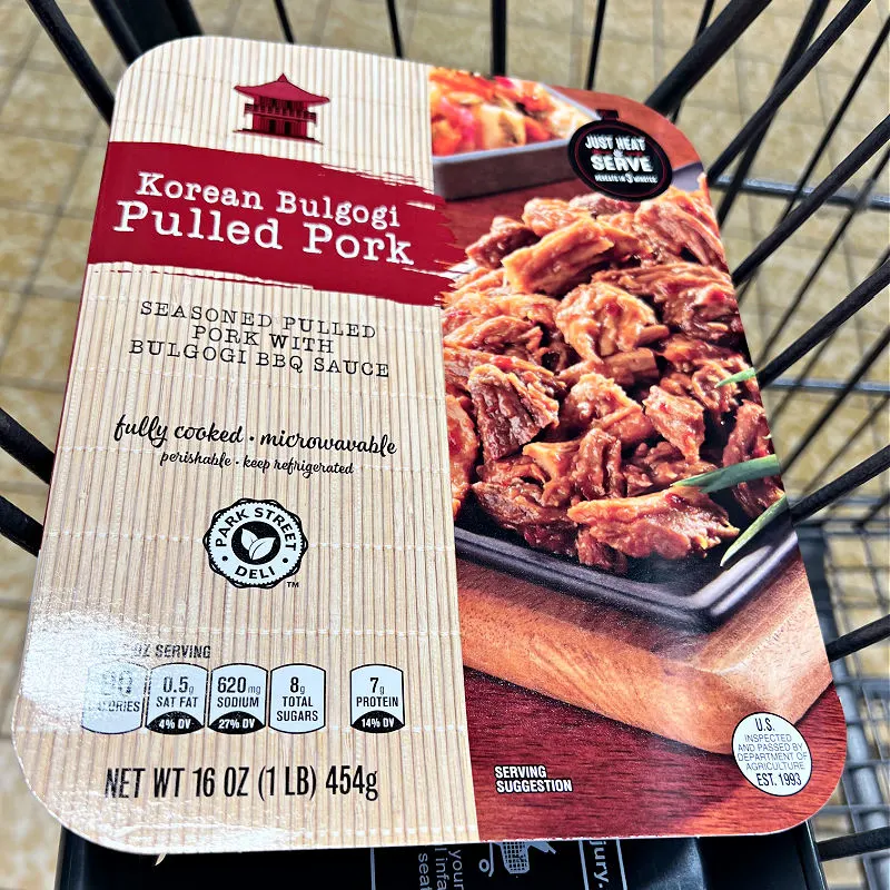 pork bulgogi at aldi