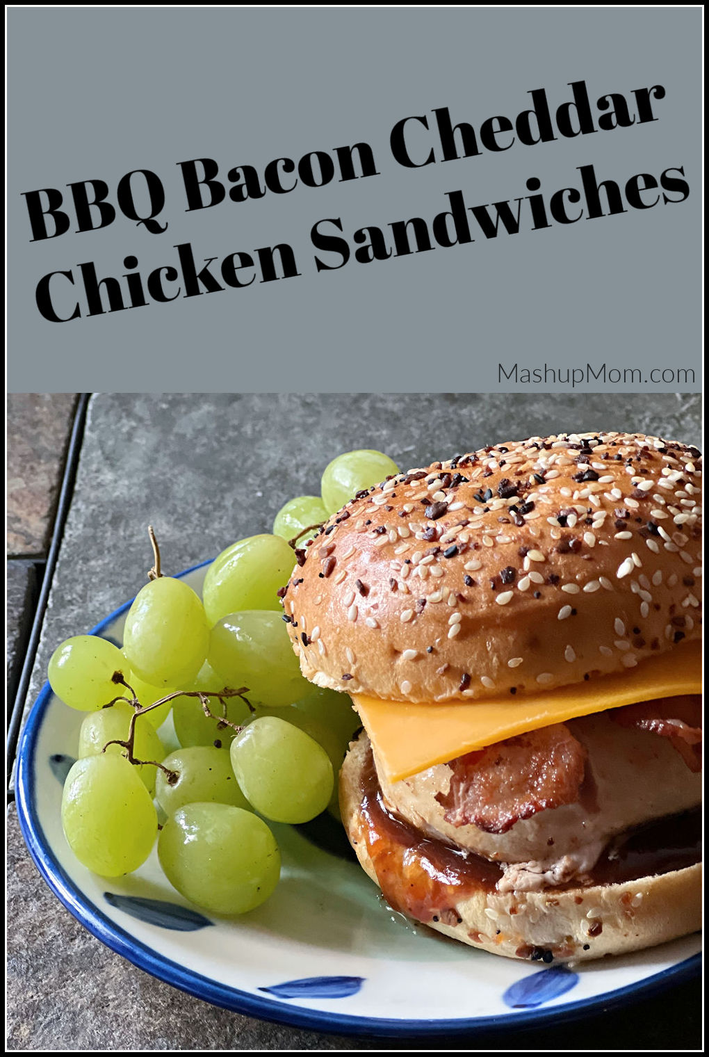 BBQ Bacon Cheddar Chicken Sandwiches