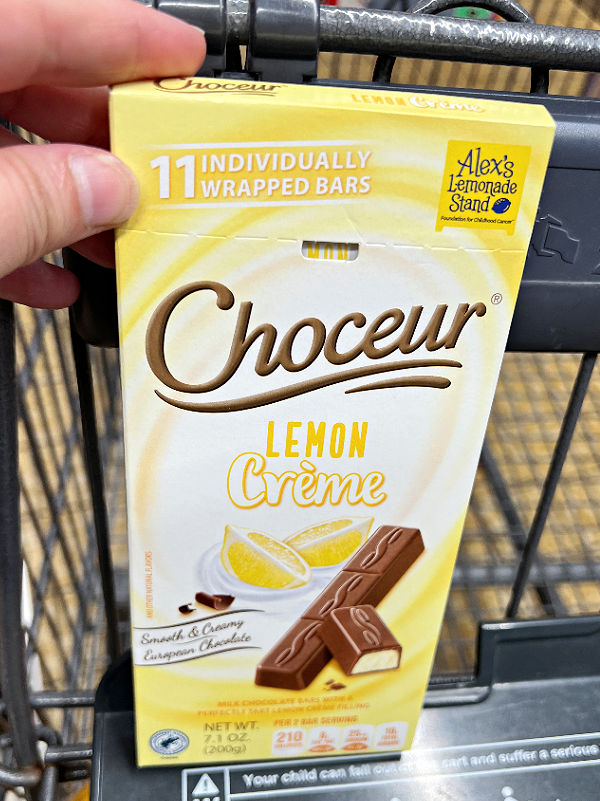 lemon creme chocolate bars
