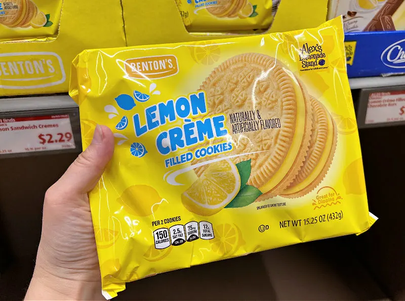 benton's lemon creme cookies