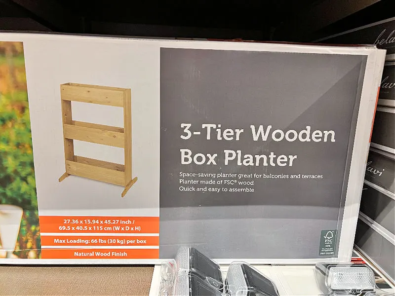 three tier planter