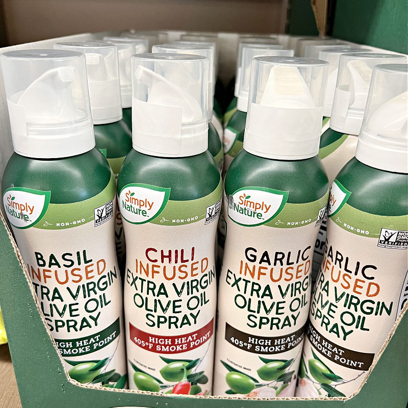 infused olive oil spray