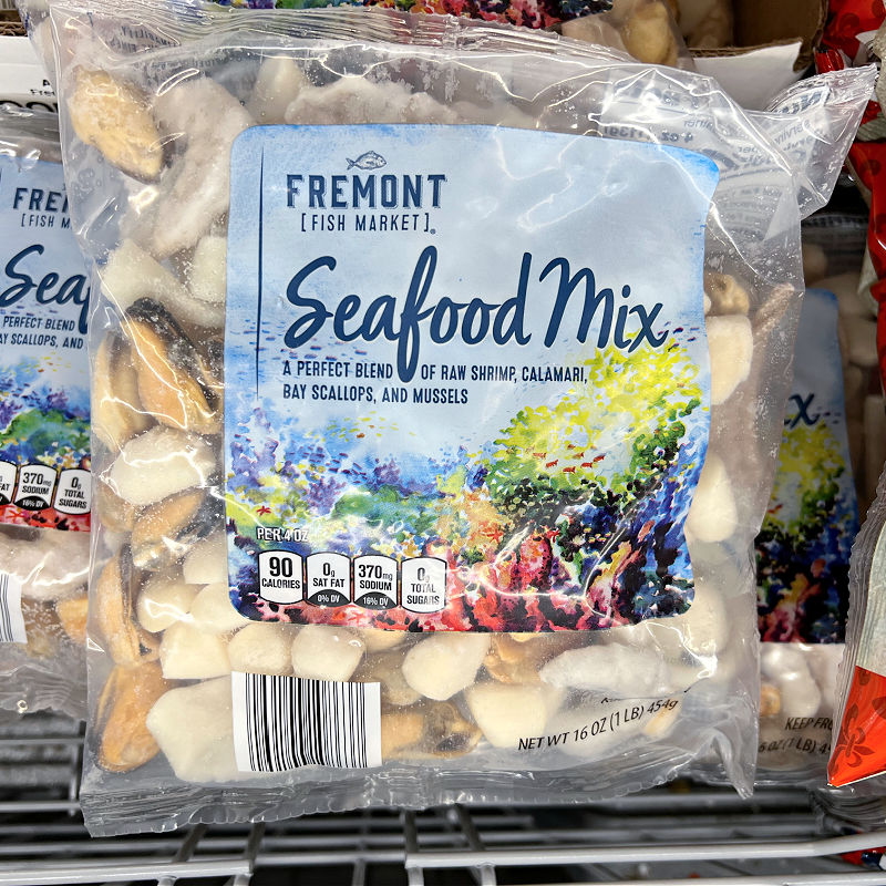 frozen seafood mix