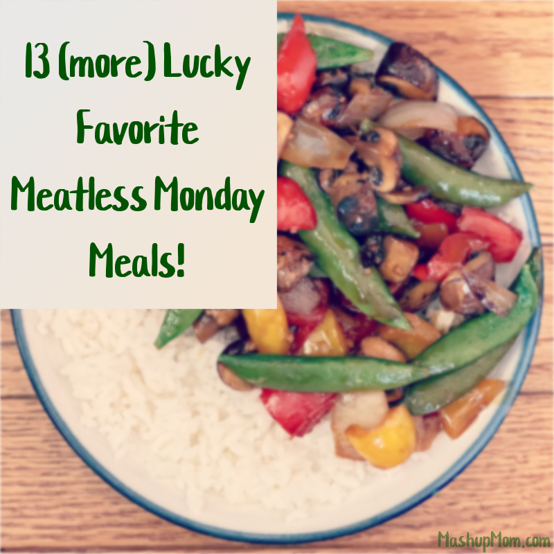 a roundup of favorite vegetarian meatless monday meals