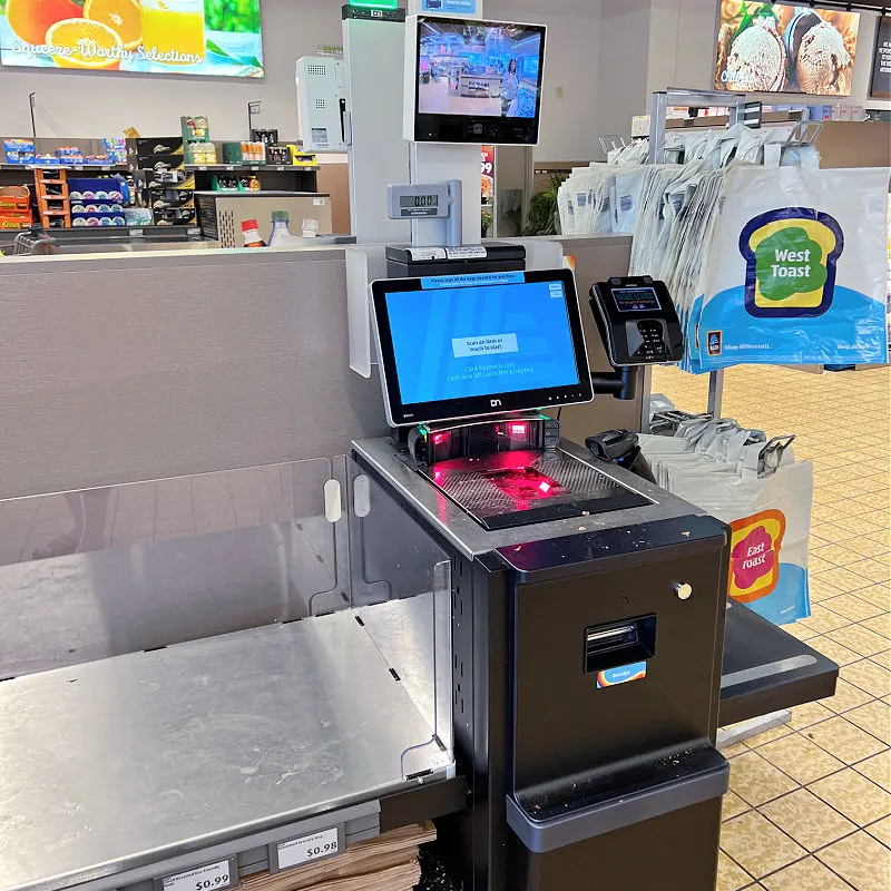 aldi self-checkout machine