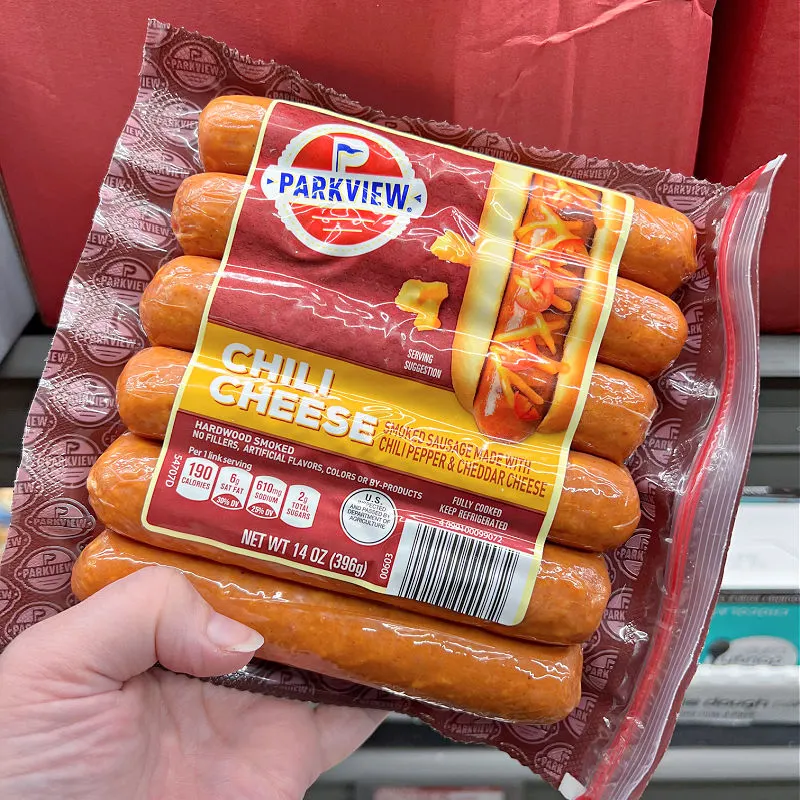 chili cheese smoked sausage