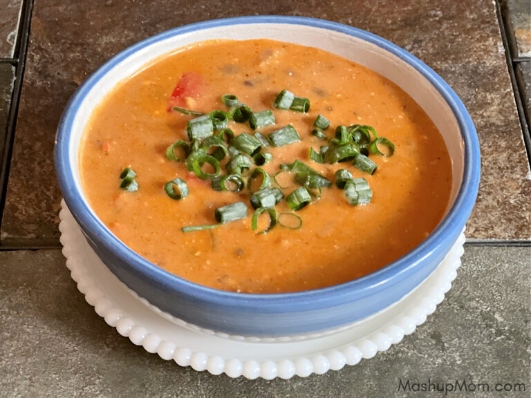 Creamy Black Bean & Pumpkin Soup