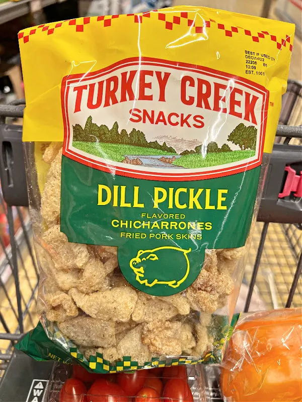 dill pickle pork rinds