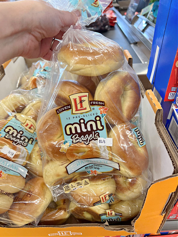 hawaiian mini bagels