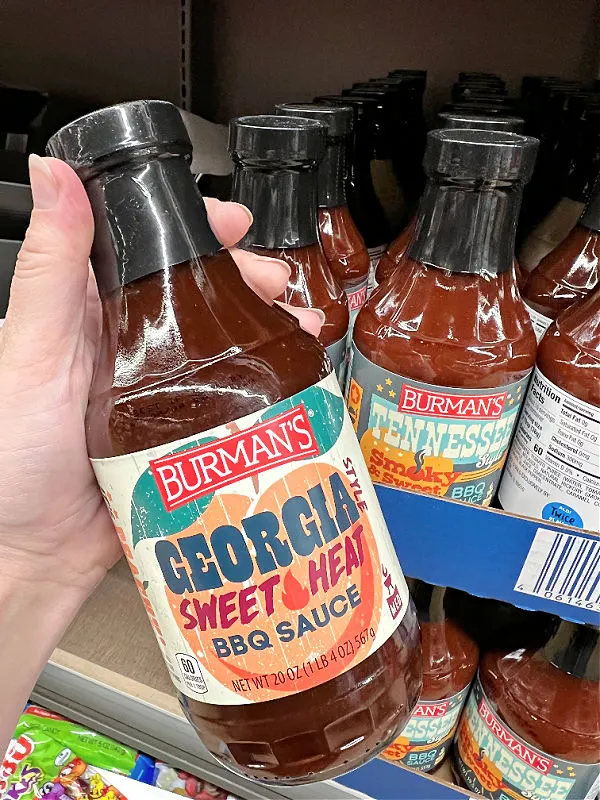 regional BBQ sauce at ALDI