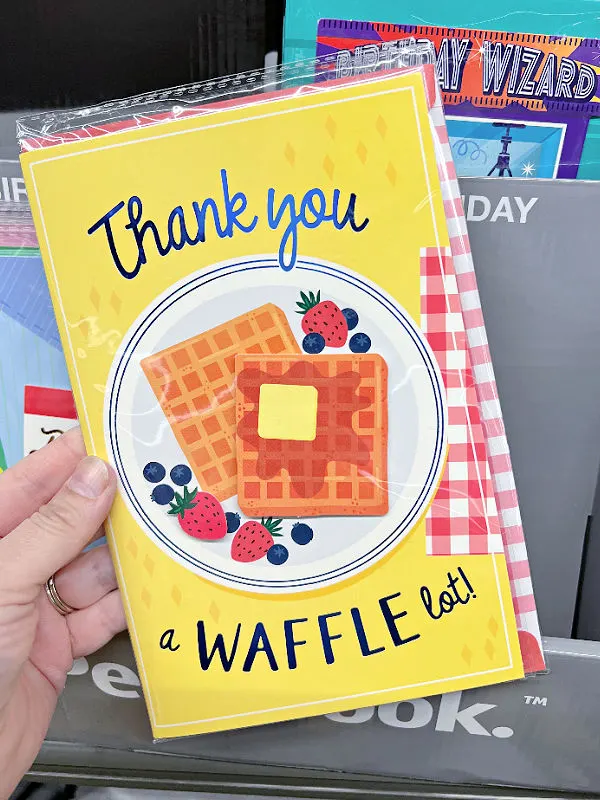 aldi thank-you card