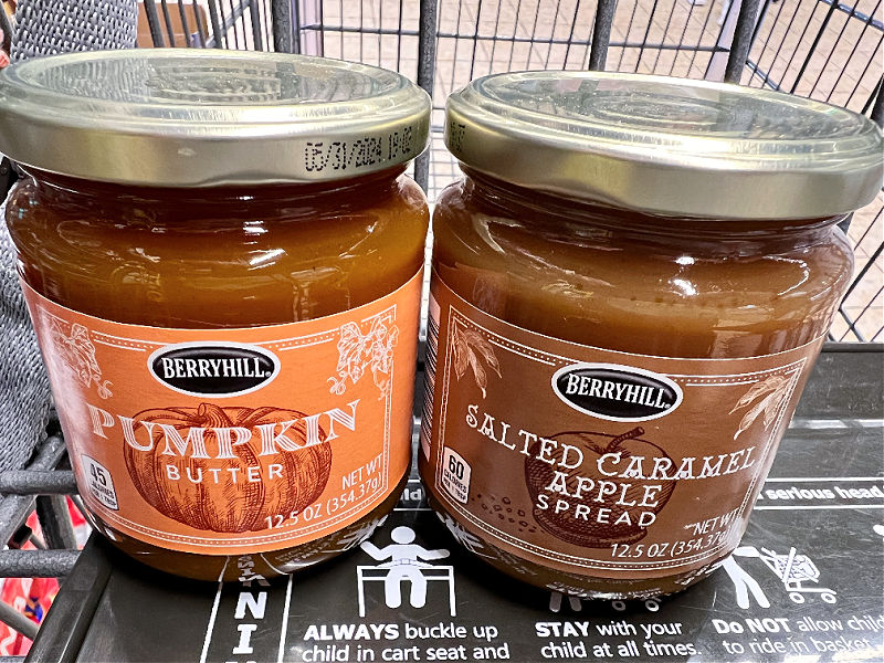 pumpkin butter and salted caramel apple spread