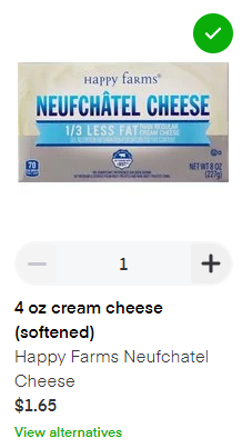 neufchatel not cream cheese