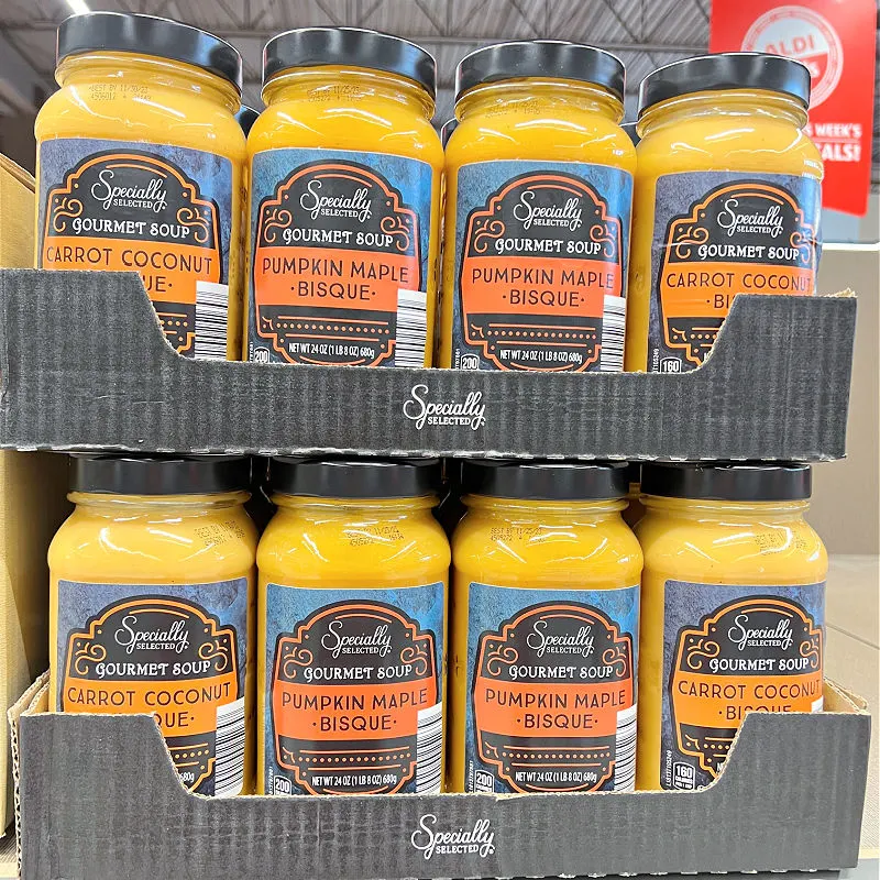 pumpkin maple bisque at aldi