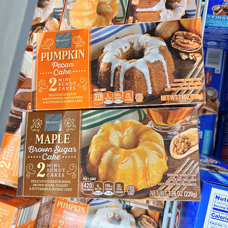 pumpkin mini bundt cake