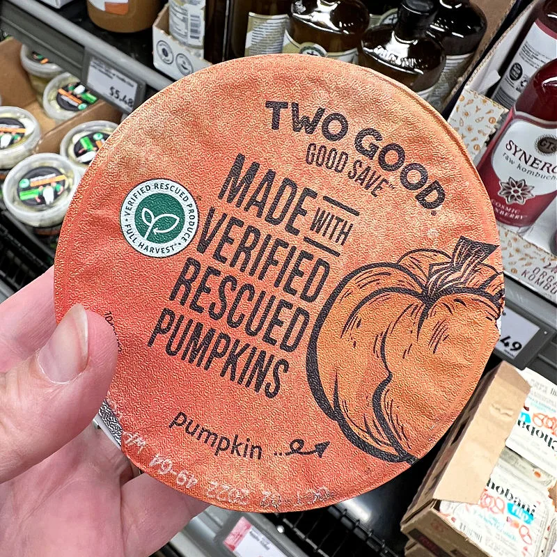 two good pumpkin yogurt