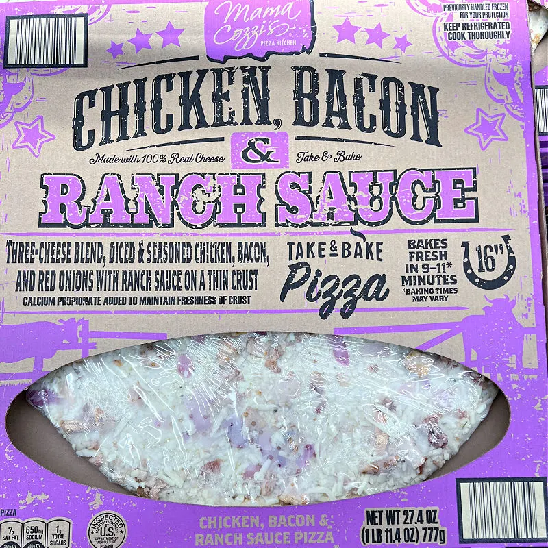 chicken bacon ranch deli pizza