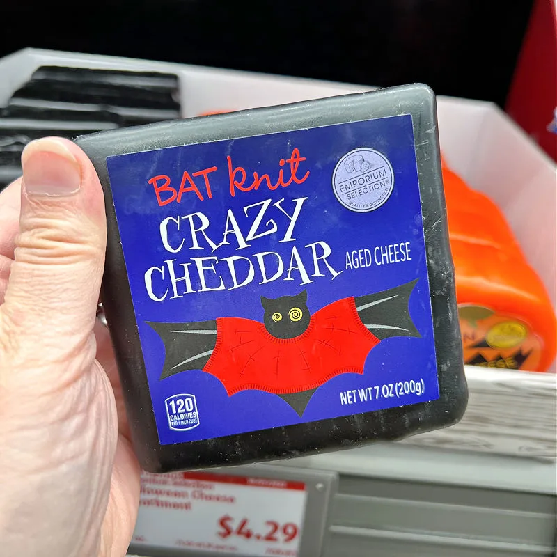 halloween cheddar cheese