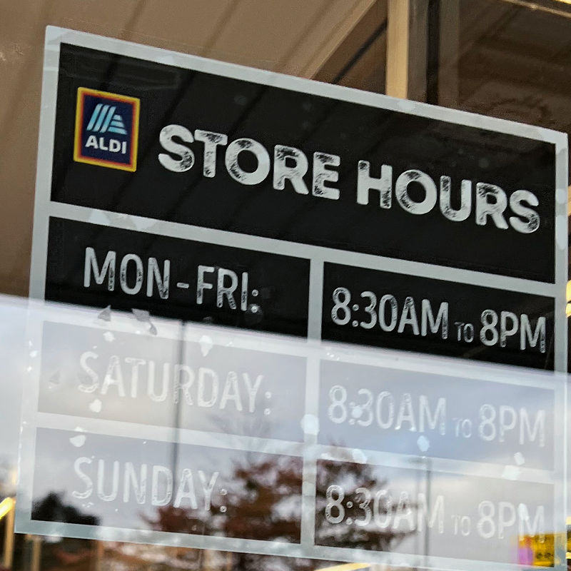 new hours at aldi