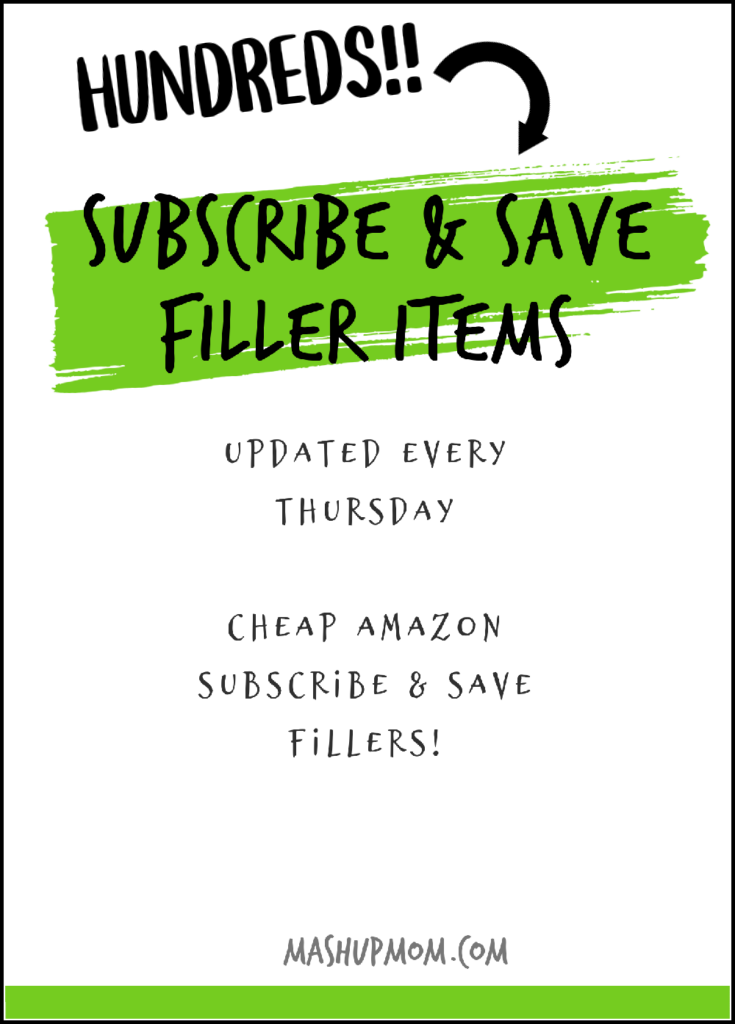 The ULTIMATE LIST of HUNDREDS of cheap Amazon Subscribe & Save items