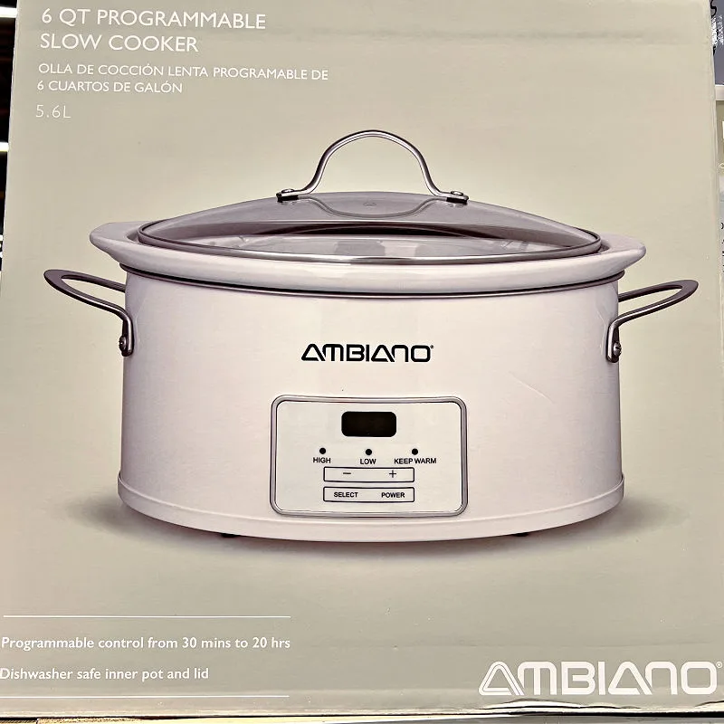 six quart programmable slow cooker at aldi