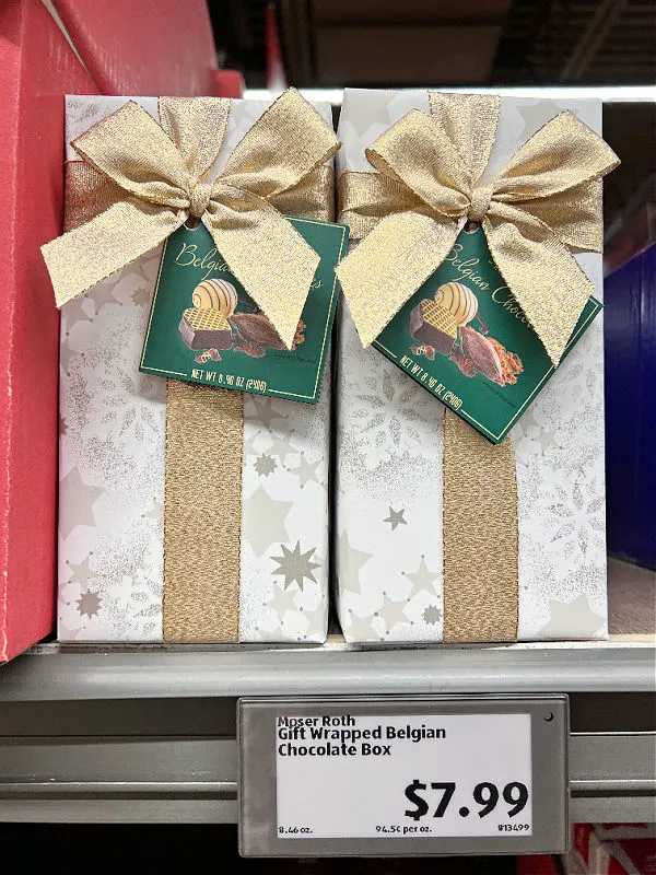 belgian chocolate gift box for the holidays