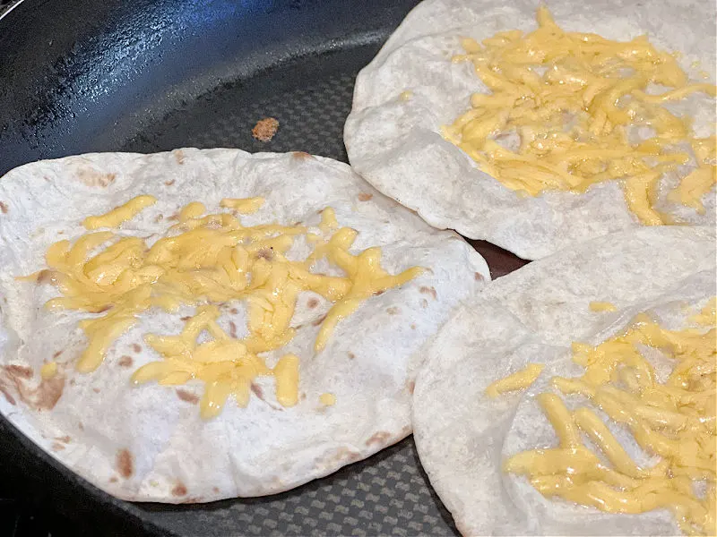 cheesy tortillas