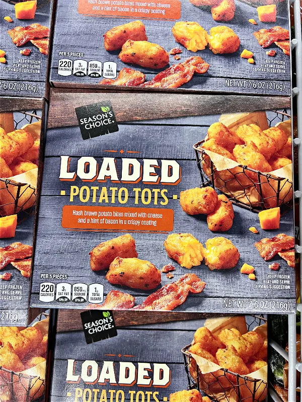 loaded potato tots