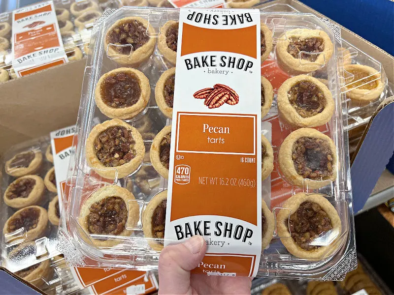 mini pecan tarts at ALDI