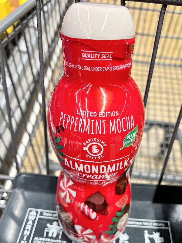 peppermint mocha almond creamer
