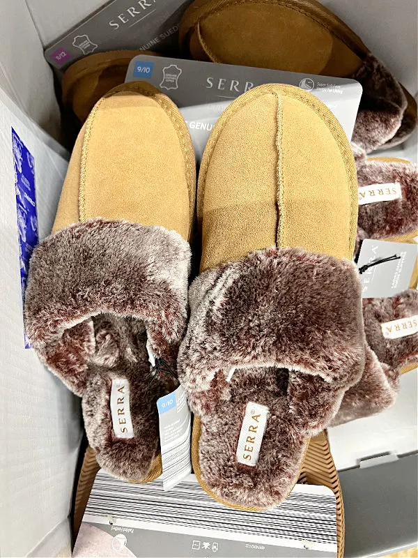 serra suede slippers