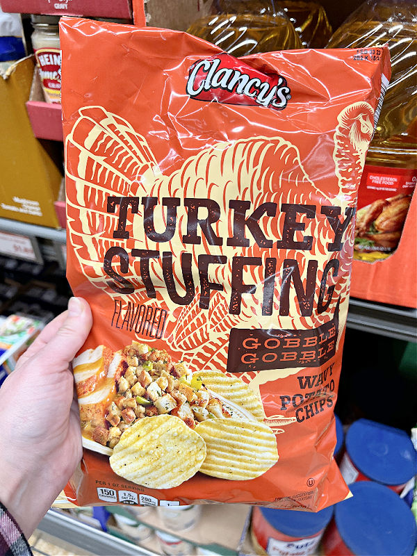 turkey stuffing potato chips
