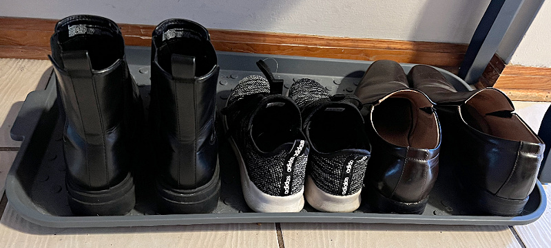 boot and shoe tray from aldi