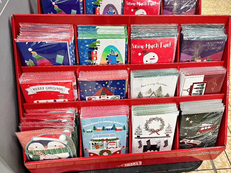 aldi christmas cards