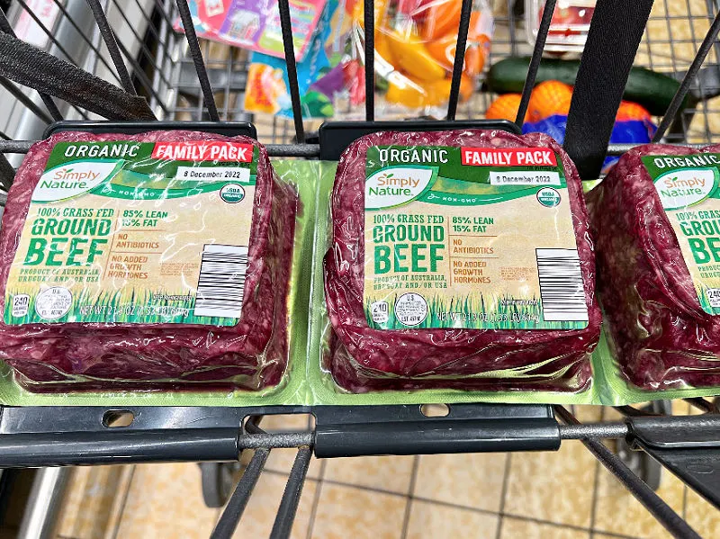 family pack organic grass fed ground beef