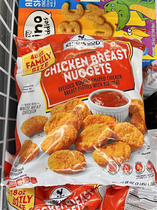 family size chicken nuggets