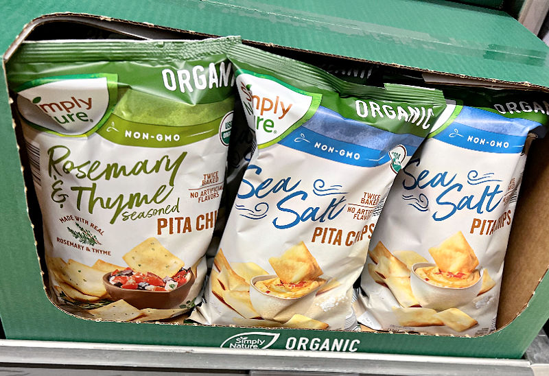 organic pita chips