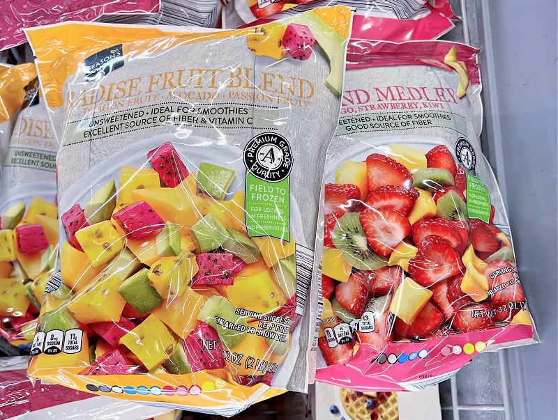 frozen fruit bags paradise fruit blend and island medley fruit