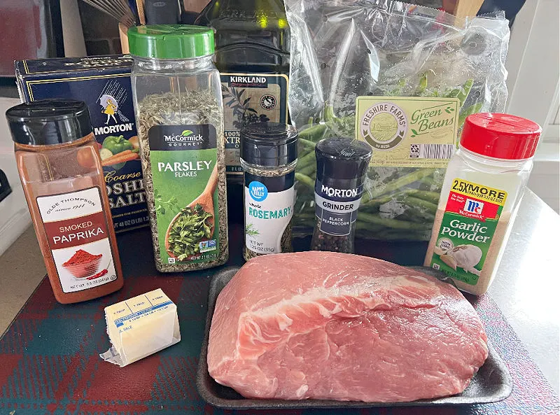 pork and green beans ingredients