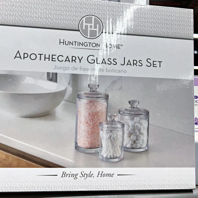 apothecary glass jars