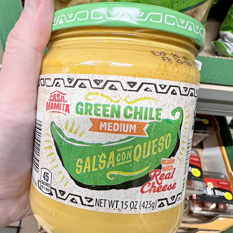 green chile salsa con questo