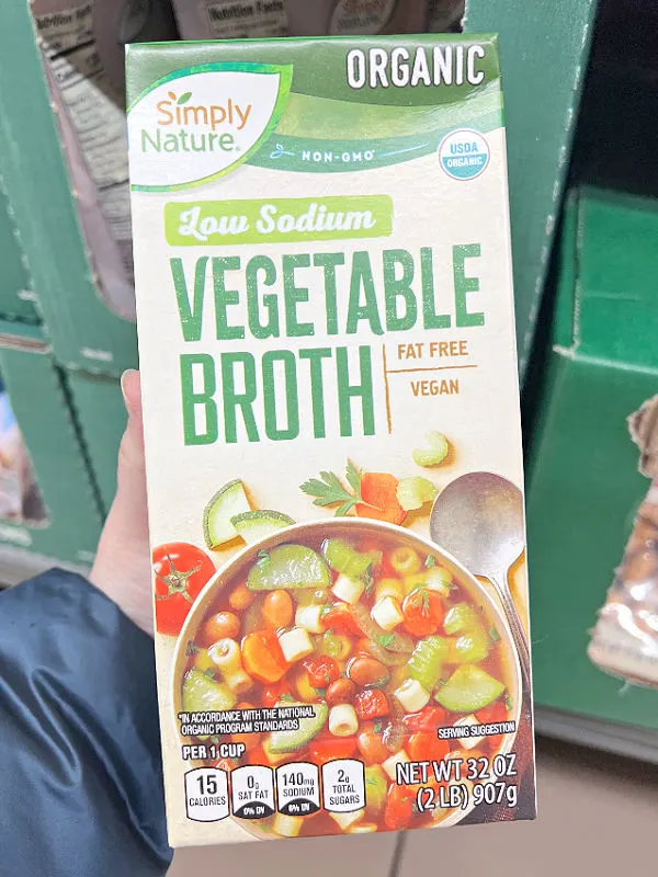 organic low sodium broth