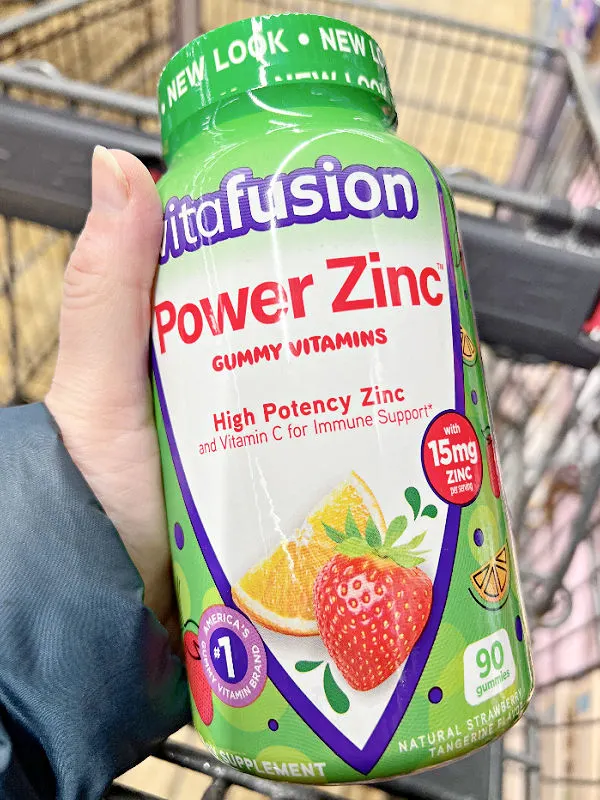 vitafusion power zinc gummy vitamins