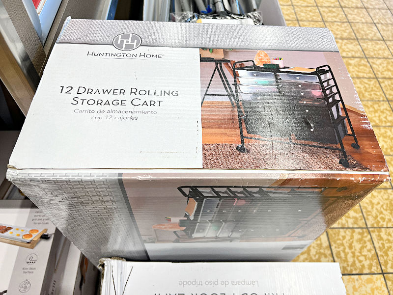 12 drawer rolling storage cart