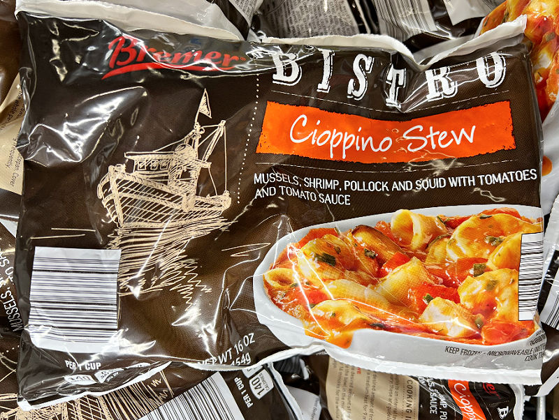 frozen bag of cioppino stew